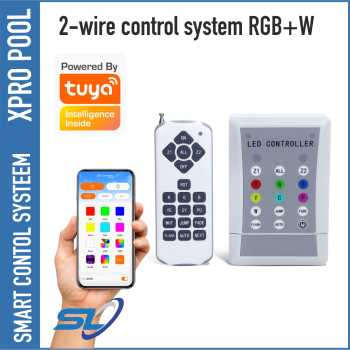 XPRO POOL | Slimme controller voor zwembadverlichting ( Smart ) 2 aderig systeem