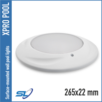 XPRO POOL | Opbouw zwembadlamp, ultradun, 265x22 mm XPRO POOL | Opbouw zwembadlamp, ultradun, 265x22 mm
