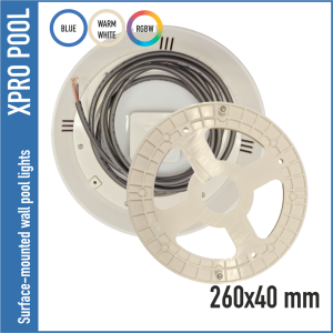 Surface mounted LED Pool Lamp - RGB - RGBW