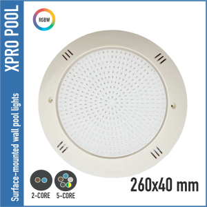Opbouw LED Zwembadlamp - RGB - RGBW