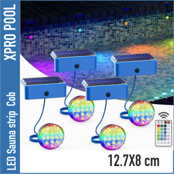 Lámpara solar para piscina