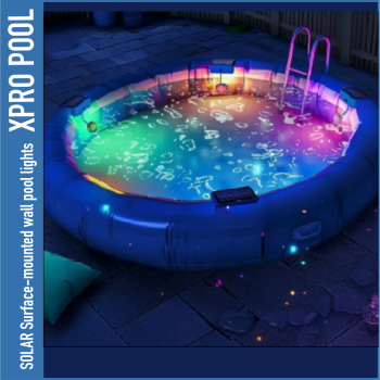 Lámpara solar para piscina