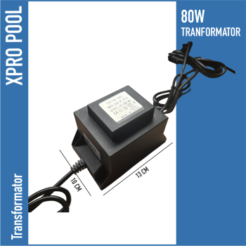 XPRO POOL | Transformador para iluminación de piscina 80 W, 12 V CA