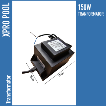 XPRO POOL | Transformador para iluminación de piscina 150 W, 12 V CA