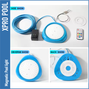 Lampe de piscine à LED RVB magnétique avec Smart App Control 180x40mm