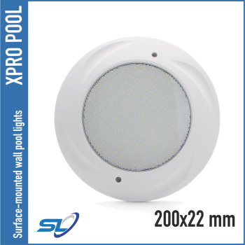 XPRO POOL | Luminaire de piscine à montage en surface, ultra-mince, 200x22 mm SET XPRO POOL | Luminaire de piscine à montage en surface, ultra-mince, 200x22 mm SET