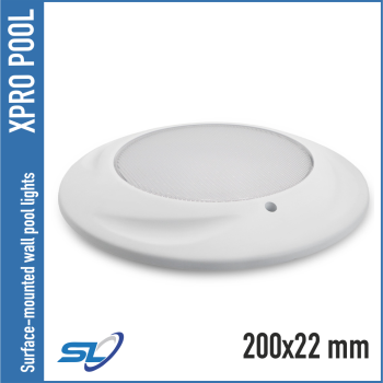 XPRO POOL | Luminaire de piscine à montage en surface, ultra-mince, 200x22 mm SET XPRO POOL | Luminaire de piscine à montage en surface, ultra-mince, 200x22 mm SET