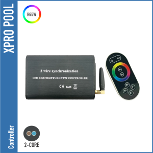 Contrôleur pour lampes de piscine à deux fils RGB et RGB+W
