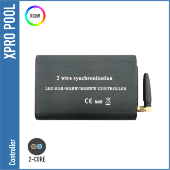 Controller voor Twee-aderige Zwembadlampen RGB en RGB+W