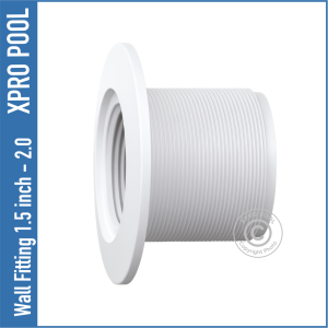 Inlet fitting 1.5 inch ABS for concrete pools outside ring 2 inch