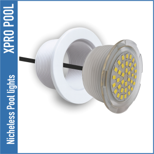 Nicheless pool light for Hot Tub | Whirlpool tub | Jacuzzi | 1.5 inch | 54x46x25 mm