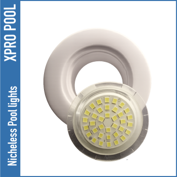 Nicheless pool light for Hot Tub | Whirlpool tub | Jacuzzi | 1.5 inch | 54x46x25 mm