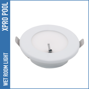 Foco empotrable para sauna con interruptor basculante 3W Aluminio IP67 12V