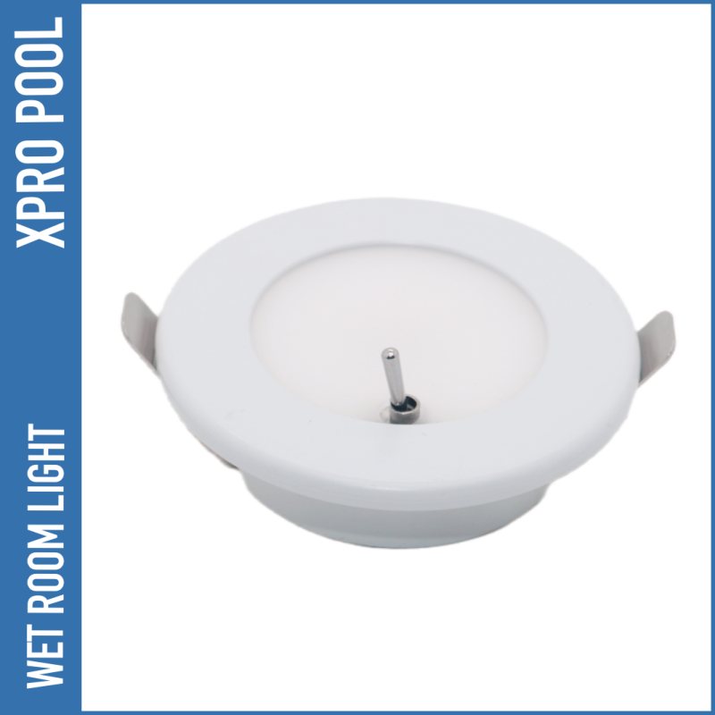 Spot encastrable pour sauna avec interrupteur à bascule 3W Aluminium IP67 12V