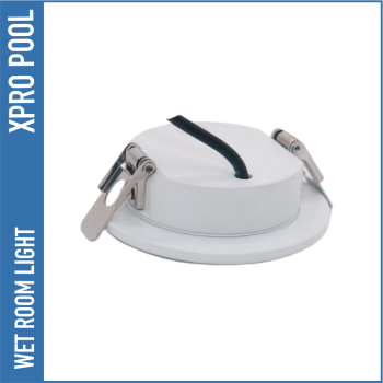 Sauna inbouw spot met Tuimelschakelaar 3W Aluminium IP67 12V