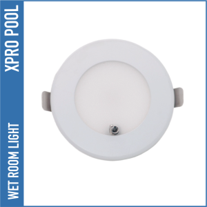 Built-in sauna spotlight with rocker switch 3W Aluminum IP67 12V