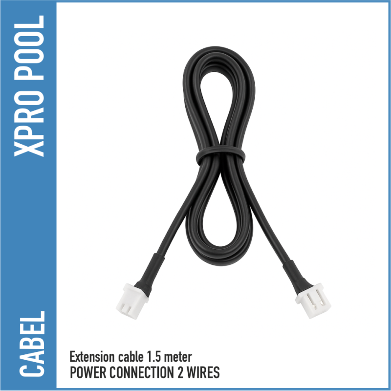 Cable de extensión – 1,5 metros (2 pines) para luces de jacuzzi, spa y bañera de hidromasaje