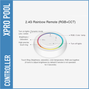 Multifunctional RGB+CCT LED Light Kit – Smart Dimmer & Remote Control