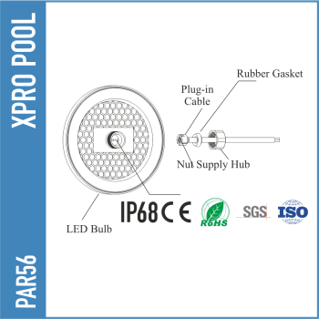 PAR56 HydroConnect™ – LED Poolleuchte 25–35 W IP68 | XPRO Pool Lighting