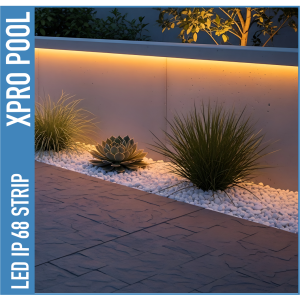 Pool LED Strip IP68 – Silicone LED Strip 24 V (Warm White 2700 K / RGB+W – 2700 K)