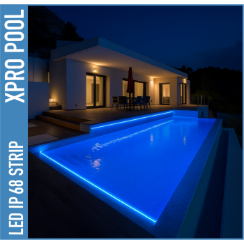 Zwembad LED Strip IP68 – Siliconen LED Strip 24V (Warm Wit 2700 K / RGB+W 2700 K)