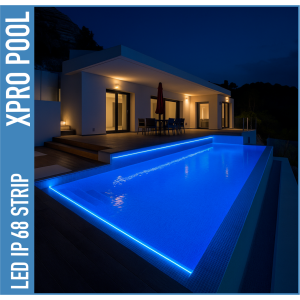 Pool LED Strip IP68 – Silicone LED Strip 24 V (Warm White 2700 K / RGB+W – 2700 K)