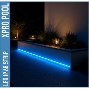 Bande LED IP68 pour Piscine – Bande LED en Silicone 24 V (Blanc Chaud 2700 K / RGB+W – 2700 K)