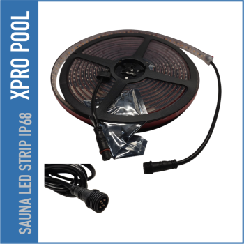 SET Sauna LED Strip RGBW IP68 – suitable for high temperatures up to 105 °C and humid environments (UL certified)