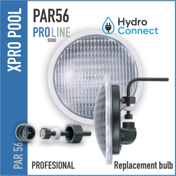 PAR56 HydroConnect™ Professional Series – Lámpara LED para Piscina Plug & Play