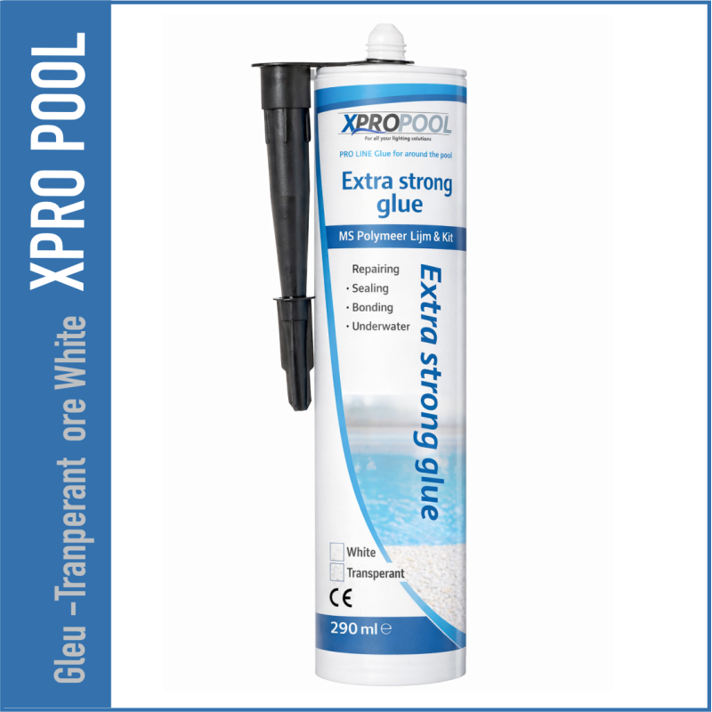 XPRO POOL Extra Strong Glue – Colle & mastic polymère MS (290 ml) XPRO POOL Extra Strong Glue – Colle & mastic polymère MS (290 ml)