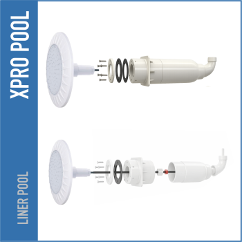 XPRO Pool LED Wall Conduit 1½” Internal Thread – For Pool Lighting (50–63 mm)