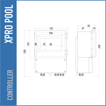 XPR-1072 PRO LINE Premium Controlador RGB-W Inteligente (Sistema de actualización de 2 hilos)