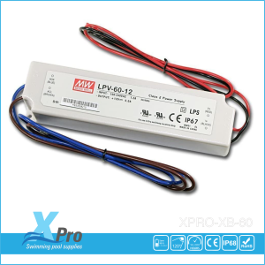 XPRO-BX60 - MEAN WELL LED-transformator 12 V/DC 60 W - 