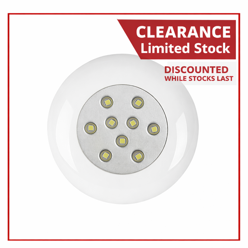 XPRO 125 mm Plug-In 1.2 Inch Fibreglass and Concrete LED Pool Light