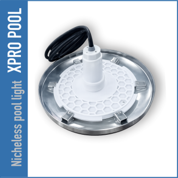 PROLINE Luz de Piscina Ultra Fina 220 × 19 mm – Acero Inoxidable 316L – Sin Nicho – 18W / 25W / 35W