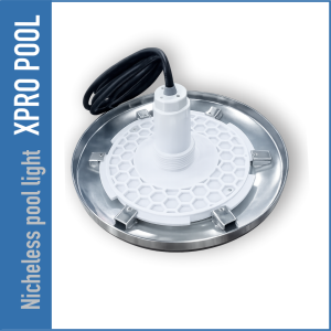 PROLINE Ultra Thin Pool Light 220 × 19 mm – Stainless Steel 316L – Nicheless – 18W / 25W / 35W