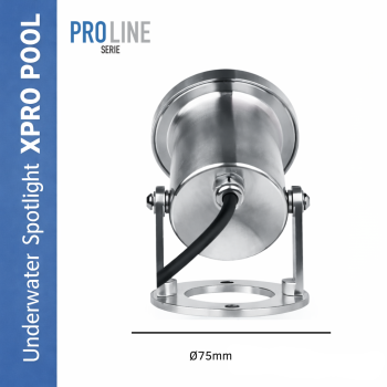 PRO LINE | Unterwasserstrahler Edelstahl 316L | 75 mm | 6W - 9W