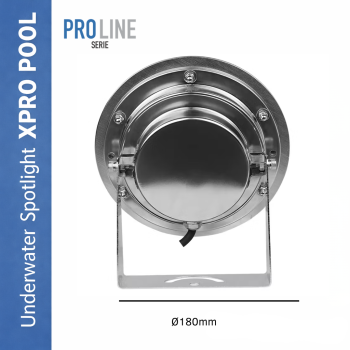 PRO LINE | Onderwater spot RVS 316L | 180 mm | 12W - 18W - 25W