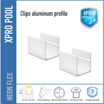 PROLINE IP68 SÉRIE L — Ruban LED Néon 24V pour Piscine