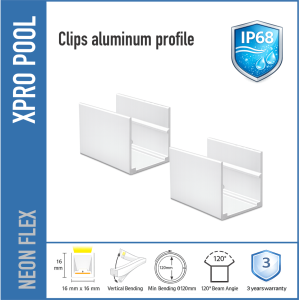 PROLINE IP68 SERIE L — Tira LED Neon 24V para Piscina