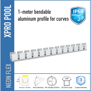 PROLINE IP68 L SERIES — 24V Neon LED Strip for Swimming Pools