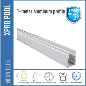 PROLINE IP68 L SERIES — 24V Neon LED Strip for Swimming Pools
