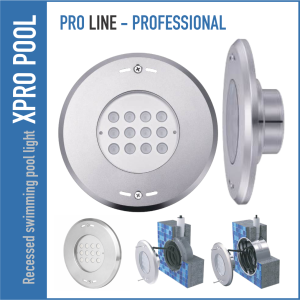 PROLINE PRO Recessed Pool Light Stainless Steel 316L | Concrete Pools.