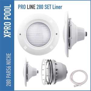 Nicho Empotrable PAR56 para Piscinas de Liner / Vinilo – Ø280 mm – IP68 – ABS