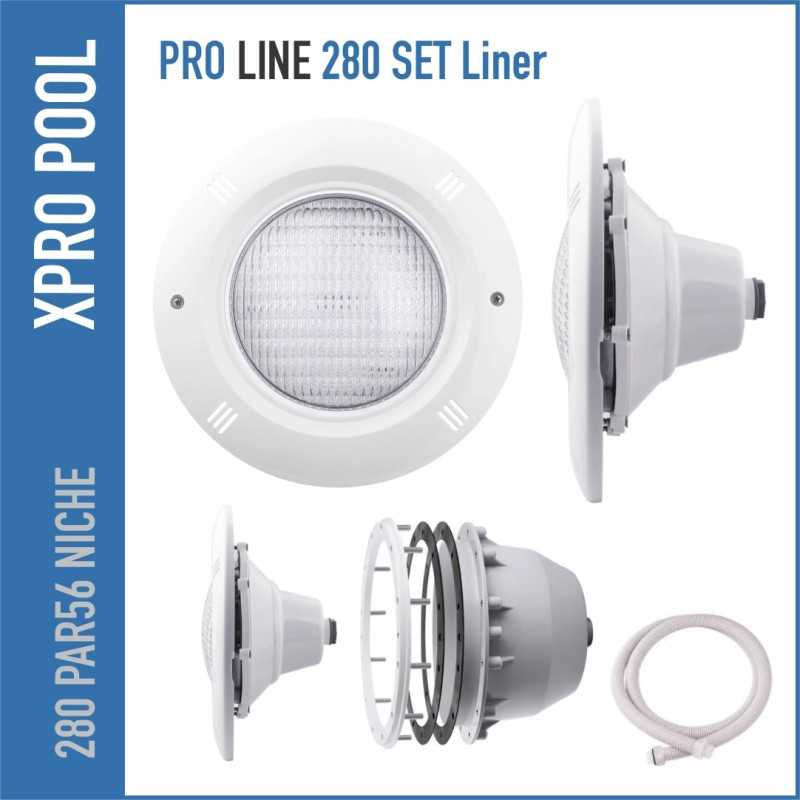 PAR56 Einbaunische für Folienpools / Liner Pools – Ø280 mm – IP68 – ABS