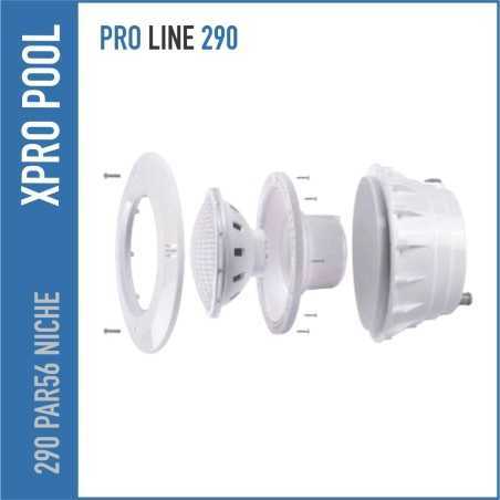 Lampe LED pour Piscine (Blanc) + Kit d’Encastrement – Anthracite – PAR56 – Kit Complet