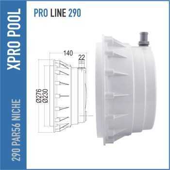 LED Poolleuchte (Weiß) + Einbauset – Anthrazit – PAR56 – Komplettset