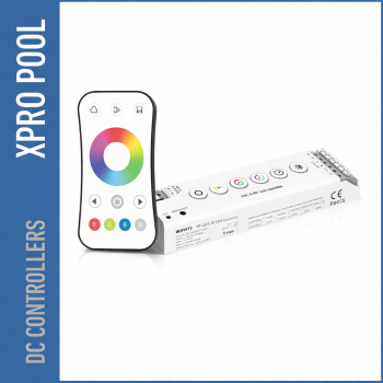 WiFi + RF LED Controller Set mit Touch-Fernbedienung – 5 Kanal RGB / RGBW / RGB+CCT 12–24V