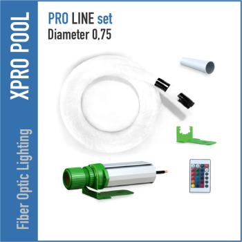 Fiber Optic Set – Sauna & Wellness Lighting (RGBW) 1.00 mm