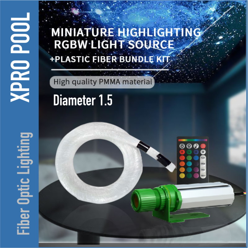 Fiber Optic Set – Sauna & Wellness Verlichting (RGBW) 1.50 mm